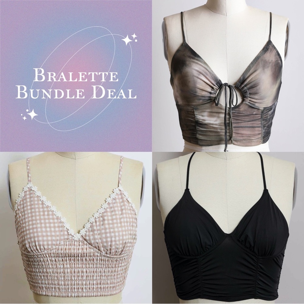 3 for $25☀️ Summer Bralette/ Crop Top Special